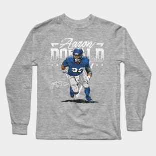 Aaron Donald Los Angeles R Triangle Name Long Sleeve T-Shirt